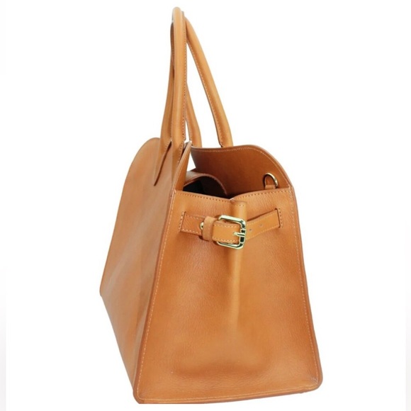 💛NWT- Claudia Firenze Caramel  look alike Margaux VIRAL GORGEOUS Leather Bag💛 - Picture 5 of 12
